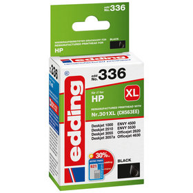 edding - EDD-336 ersetzt HP 301XL (CH563EE) - schwarz - 21 ml