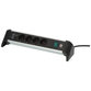 brennenstuhl® - Alu-Office-Line Steckdosenleiste mit USB Power Delivery USB-Ladefunktion 4-fach 1,8m H05VV-F 3G1,5