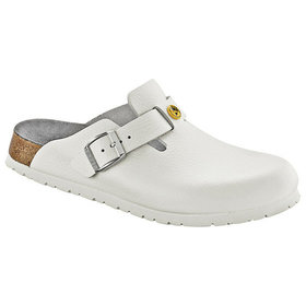 BIRKENSTOCK® - ESD-Clog Boston, Größe 45, weiß, normal