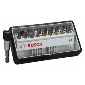 Bosch - 18+1-tlg Schrauberbit-Set, Robust Line, L PH/PZ/T/S/HEX, Extra Hard-Ausführung (2607002568)