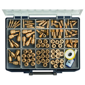 RIEGLER® - Sortimentsbox mit Schnellverschlusskupplung und Stecknippel NW 7,2
