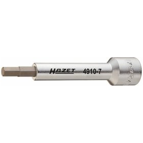 HAZET - Verlängerung 4910-8, 1/2" x 122,5mm, Abtrieb Sechskant 8mm