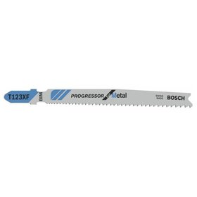 Bosch - Stichsägeblatt T 123 XF Progressor for Metal, 3er-Pack (2608638472)