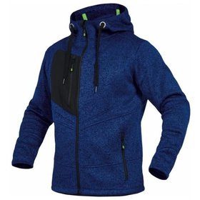 Leibwächter - Strickjacke kornblau-meliert, Größe XXL