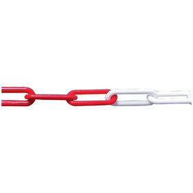 PÖSAMO - Kunststoffkette rot/weiß 6,0mm