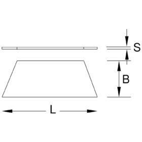 KSTOOLS® - Trapezklingen, Spender à 5 Stück, für 970.2173