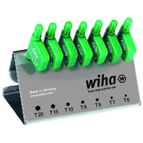 Wiha® - Schraubendreher-Set 370 VB für TORX® 7-teilig im Metallständer T6 - T20