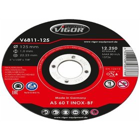 VIGOR® - Trennscheiben ∙ 125mm ∙ V6811-125 ∙ 10er-Packung