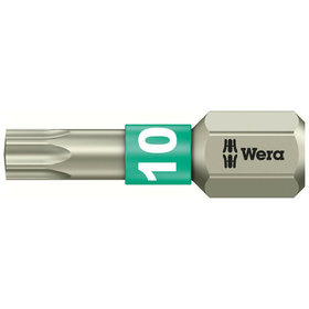 Wera® - Bit für TORX® 3867/1 TS TORX, Edelstahl, TX 10 x 25mm