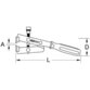 KSTOOLS® - Schlauchklemmenzange für Drehmomentanzug, 270mm