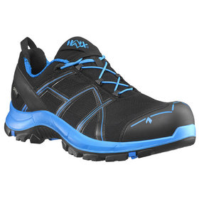 Haix - Sicherheitshalbschuh BLACK EAGLE Safety 40.1 low/black-blue, S3, schwarz/blau, Größe UK 10.0 / EU 45