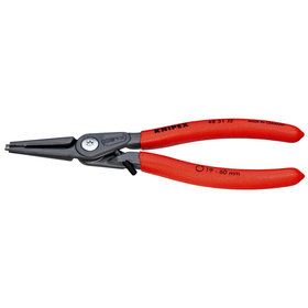 KNIPEX® - Präzisions-Sicherungsringzange für Innenringe in Bohrungen mit Überdehnungsschutz grau atramentiert, mit rutschhemmendem Kunststoff überzogen 180 mm 4831J2