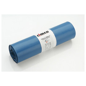 cimco® - Allzweck-Abfallsack, Inhalt 120l, blau, 700 x 1100mm, 25 Sack auf einer Rolle