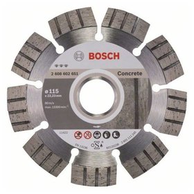 Bosch - Diamanttrennscheibe Best for Concrete, 115 x 22,23 x 2,2 x 12mm (2608602651)