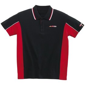 KSTOOLS® - Polo-Shirt-schwarz/rot, Größe XL