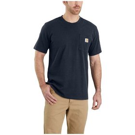 carhartt® - Herren T-Shirt K87 POCKET S/S T-SHIRT, navy, Größe XXL