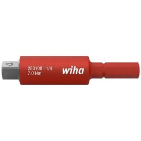 Wiha® - VDE-Steckschlüsseladapter für Drehmomentschraubendreher