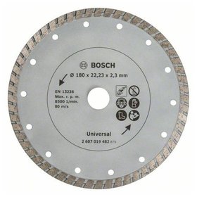 Bosch - Diamanttrennscheibe Turbo, Durchmesser: 180mm (2607019482)