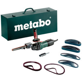 metabo® - Bandfeile BFE 9-20 Set (602244500), Stahlblech-Tragkasten