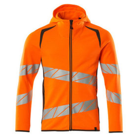 MASCOT® - Kapuzensweatshirt mit Reißverschluss - ACCELERATE SAFE - hi-vis Orange/Dunkelanthrazit, Gr. XL