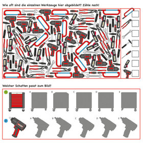 KSTOOLS® - Werkzeuge-Malbuch für Kinder