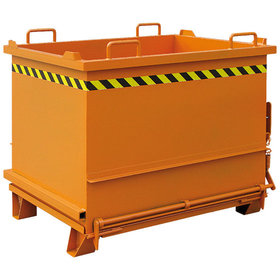 Eichinger® - Baustoff-Container mit Klappboden, 1000 kg, 300 Liter reinorange