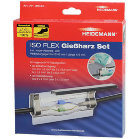 HEIDEMANN® - ISO FLEX Giessharz Set für NYY oder NYM-Kabel bis 5x 6mm²