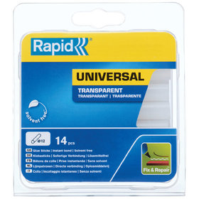 Rapid® - Klebesticks universal transparent ø12 x 94mm 14er Pack 40107356