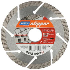 NORTON clipper® - Diamantscheibe Standard Beton Turbo Ø115mm