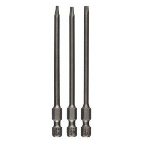 Bosch - Schrauberbit-Set Extra-Hart, 3-teilig, T8, T10, T15, 89 mm (2607001759)