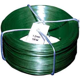 Drahtspinne PVC grün 1,4/0,9mm x 50 m