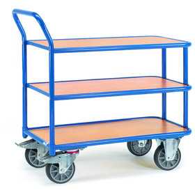 fetra® - Tischwagen 2610, 3 Ebenen, Tragkraft 400kg