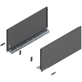 Blum - Zarge für LEGRABOX pure, Höhe F (241,0mm), NL=500mm, links/rechts, oriongrau