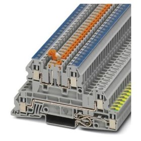 Phoenix Contact - Installationsklemme 24A 0,2-4mm² 3pot grau mit N-Trennschlitten APL_erf. Schraub