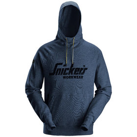 2894 Logo Hoodie, navy-melange, Größe XS