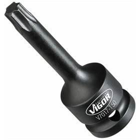 VIGOR® - Schlagschrauber Schraubendreher-Einsatz ∙ V7017-T50 ∙ Vierkant 12,5mm (1/2") ∙ T Profil ∙ T50