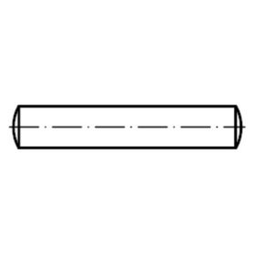 Zylinderstift, ungehärtet DIN 7 Stahl blank ø10 x 70mm