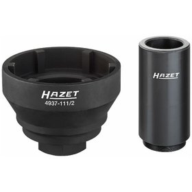 HAZET - Nfz Zapfenschlüssel-Satz 4937-111/2 für Hinterachse MAN, 1" Vierkant, 2-teilig