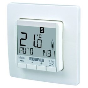 Eberle - Uhrenthermostat digi 230V 10A ws 5-30°C Tag/Woche 10Jahr