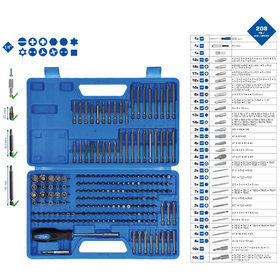 Brilliant Tools - Bit-Satz, 208-teilig