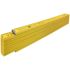 STABILA® - Holz-Gliedermaßstab Type 407, 2m, gelb