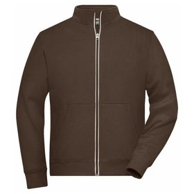 James & Nicholson - Herrenjacke Doubleface JN1810, braun, Größe XL