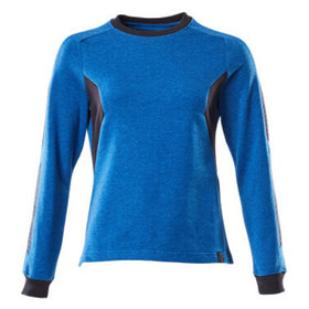 MASCOT® - Sweatshirt ACCELERATE Azurblau/Schwarzblau 18394-962-91010, Größe M ONE