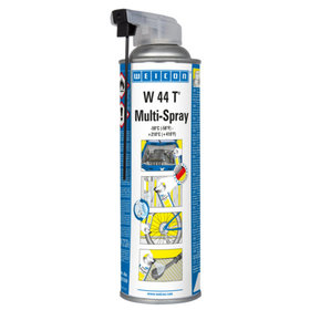 WEICON® - W 44 T® Multi-Spray | Schmier- und Multifunktionsöl mit 5-fach Wirkung | 500 ml | gelblich, transparent