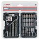 Bosch - 35-teiliges Set mit Bohrern+Schrauberbits, HSS-G, Extra Hard, PH, PZ, SL, H, T (2607017328)