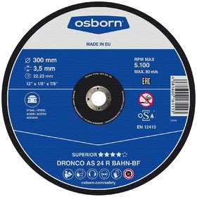 osborn - Trennscheibe AS24R "BAHN" 350X4,0X22,23 FH