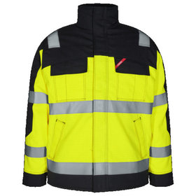 Engel - Safety+ Multinorm Winterjacke 1935-820 EN ISO 20471, Warngelb/Schwarz, Größe M