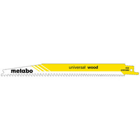 metabo® - 5 Säbelsägeblätter "universal wood" 200 x 1,25 mm, HCS, progressiv (631913000)