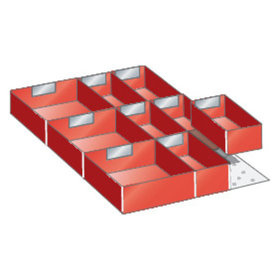 LISTA - Einsatzkästen 9-teilig 500mm breit