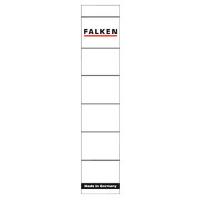 FALKEN - Ordneretikett 80037765 schmal/kurz sk weiß 10 St./Pack.